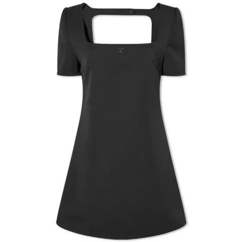 Courrèges Workwear Short Sleeve Dress