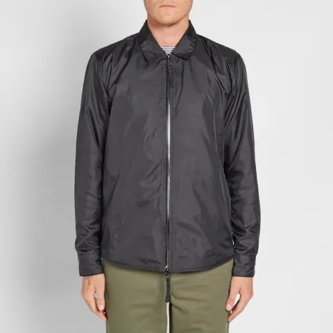Ripstop Nylon Zip Shirt Jacket