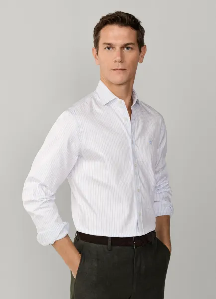 Tailored Fit City Wide Stripe Shirt