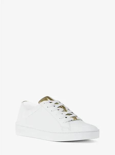 Keaton Leather and Metallic Sneaker
