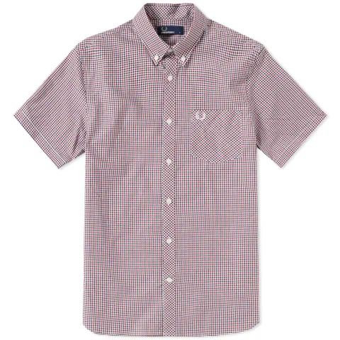Fred Perry Short Sleeve Gingham Shirt