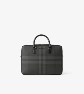 Ainsworth Briefcase in Charcoal grey - Men, Technical, Cotton