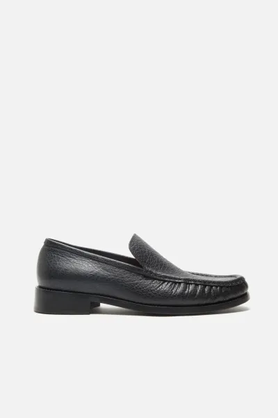 Leather loafers