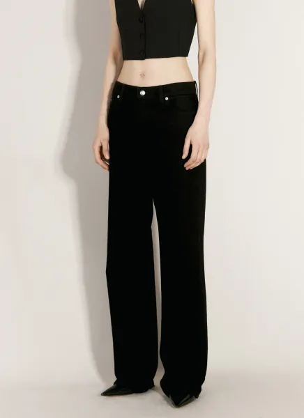 Logo Plaque Loose Jeans