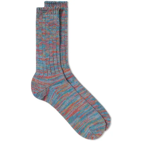 5 Colour Mix Crew Sock