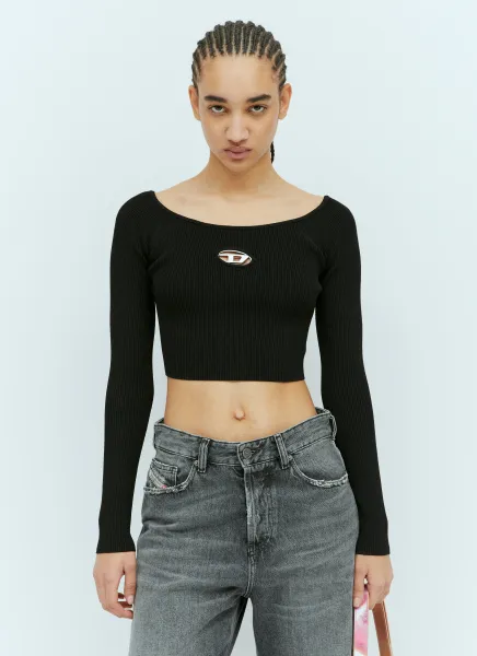 M-Vera-Ls Knit Crop Top