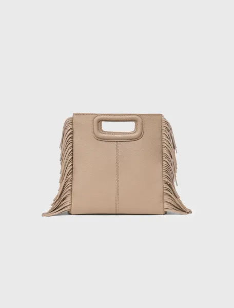 Grained leather M bag
