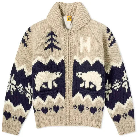 Polar Bear Cowichian Cardigan