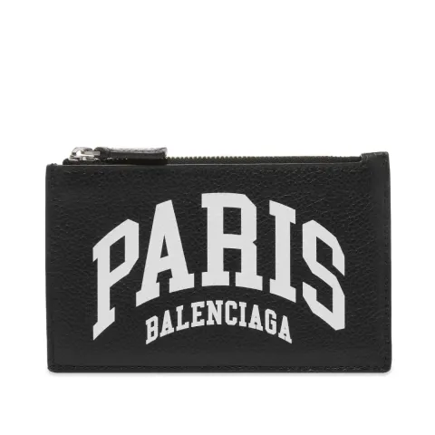 Paris Logo Zip Card Holder
