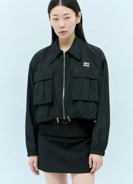 Technical Cropped Jacket