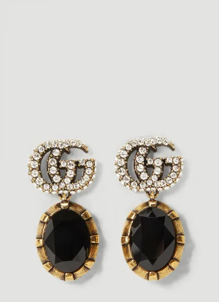 GG Crystal-Embellished Earrings