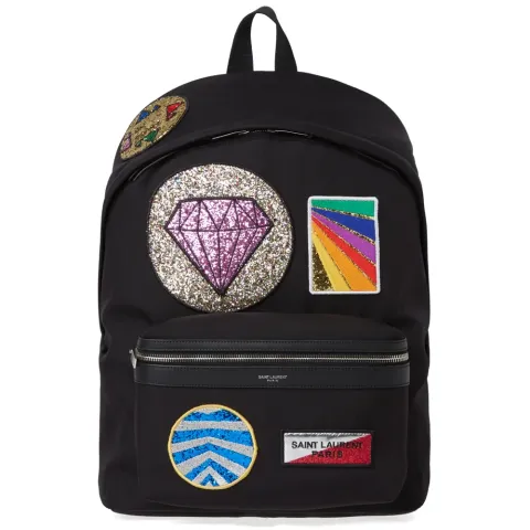 Multi Patch City Backpack