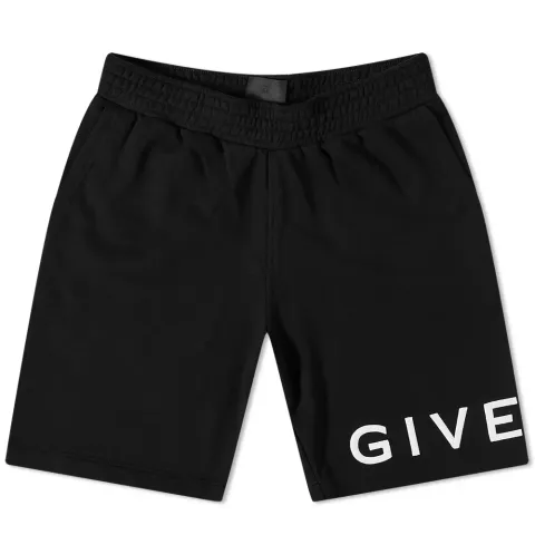 Embroidered Logo Boxy Fit Shorts