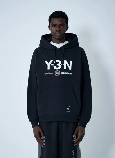 Logo Motif Hooded Sweatshirt