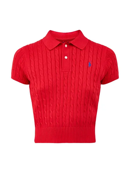 Polo Ralph Lauren Cable Knit Short Sleeve Polo