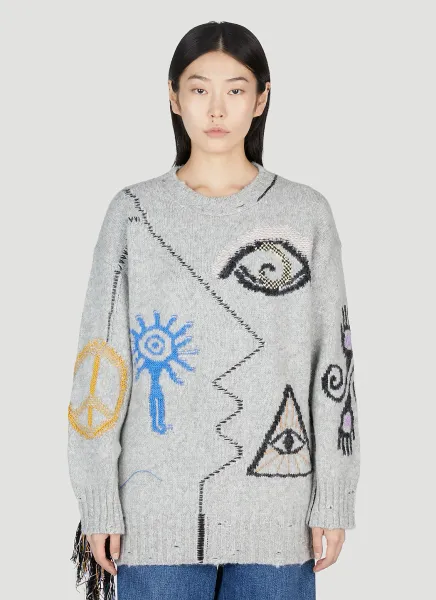 Folklore Embroidery Sweater