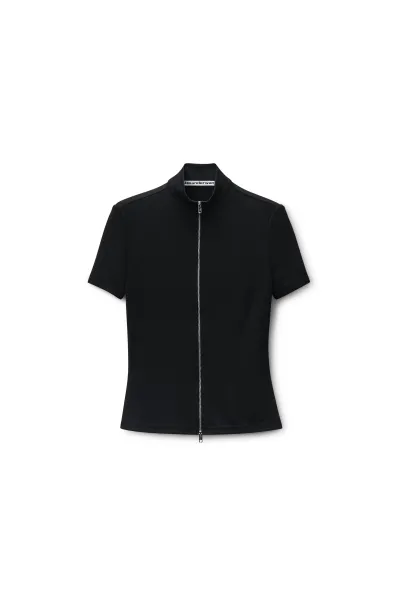 Rashguard Mock Neck Top