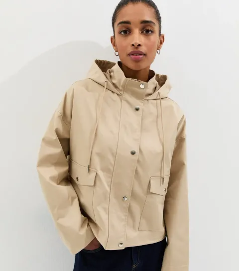 Women's Stone Hybrid Short Rain Jacket