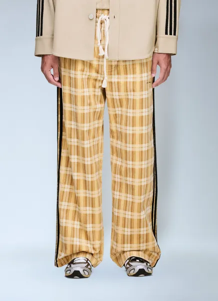 Check Logo Motif Track Pants