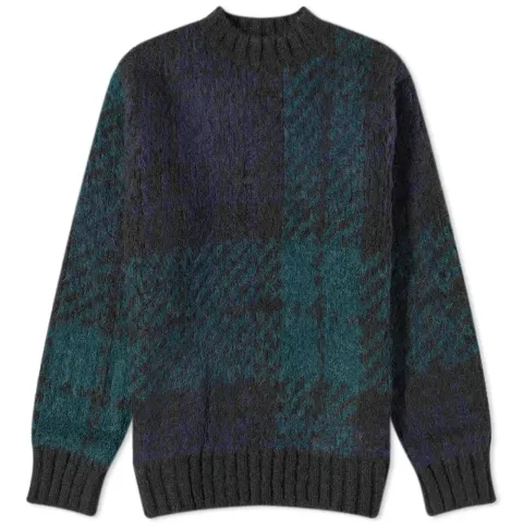 Black Watch Tartan Crew Knit