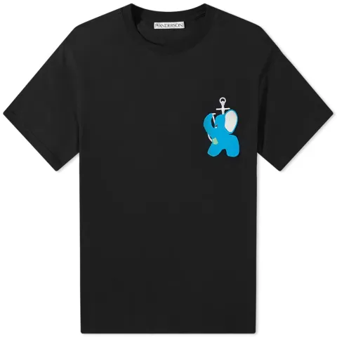 Elephant Embroidered T-Shirt