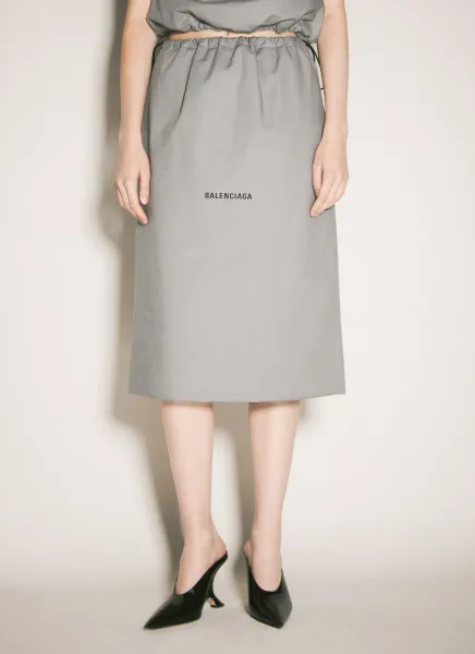 Shoe Bag Midi Skirt
