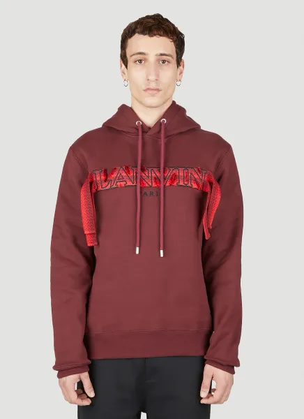 Embroidered Logo Hooded Sweatshirt