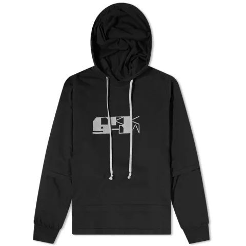 DRKSHDW Lightweight Layered Logo Hoodie