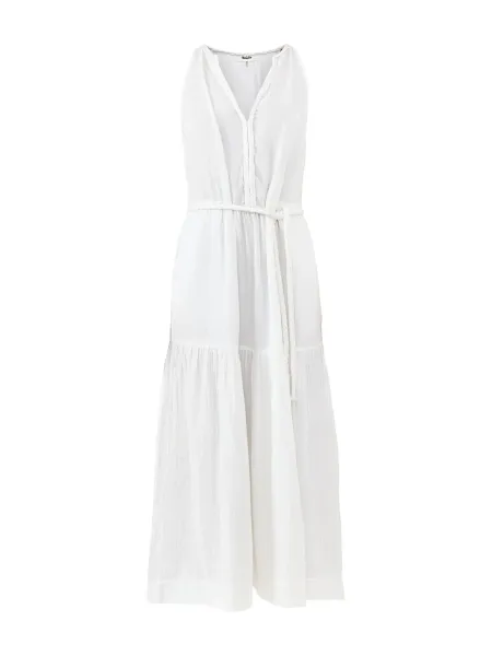 RO&ZO Cheesecloth Rope Belt Dress