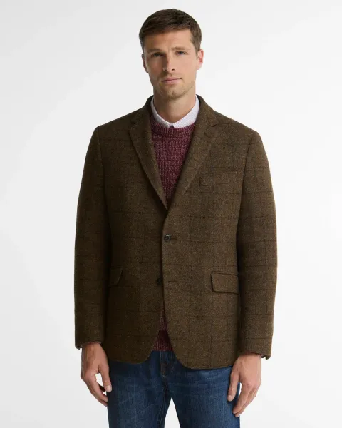 BARBOUR Gosforth Moons Check Blazer