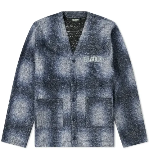 Spray Check Mohair Cardigan