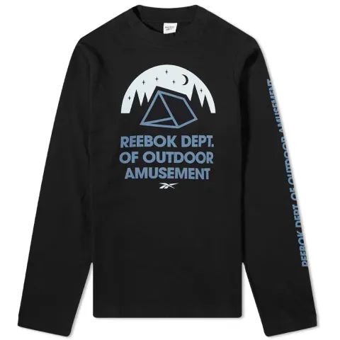Classic Camping Graphic Ls T-Shirt