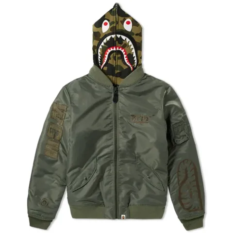 Shark Hoodie MA-1 Jacket