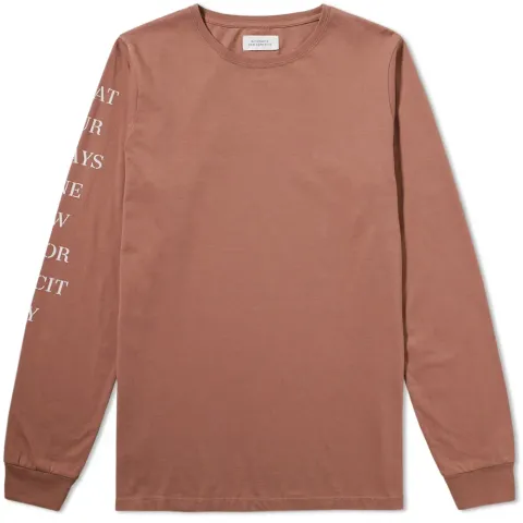 Saturdays Stencil Long Sleeve Tee