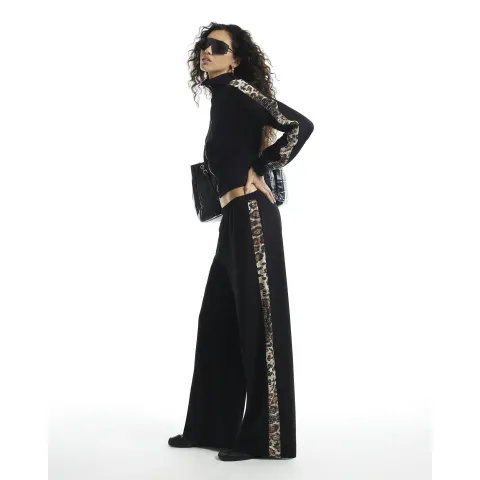 River Island Leopard Sequin Side Joggers