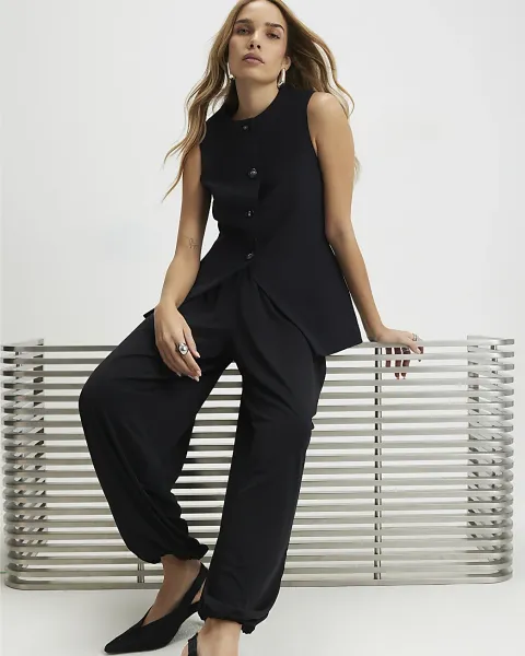 River Island Tailored Longline Waistcoat