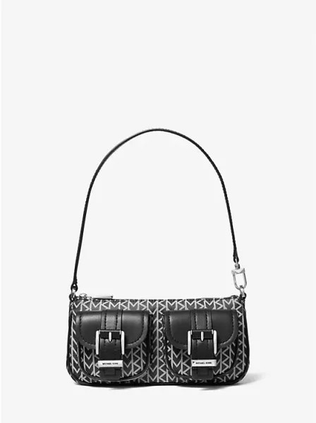 Zoe Small MK2000 Logo Jacquard Pochette