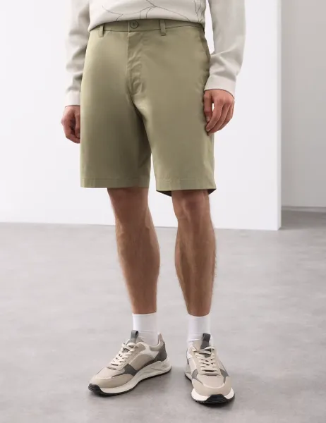 Autograph Regular Fit Super Lightweight Chino Shorts Light Olive