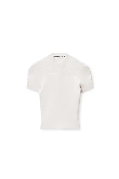 Debossed Logo Fitted Tee