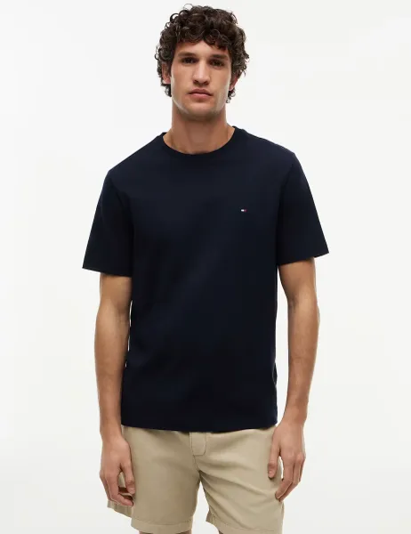 Tommy Hilfiger Pure Cotton Crew Neck T-Shirt Navy