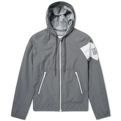 Seersucker Hooded Jacket