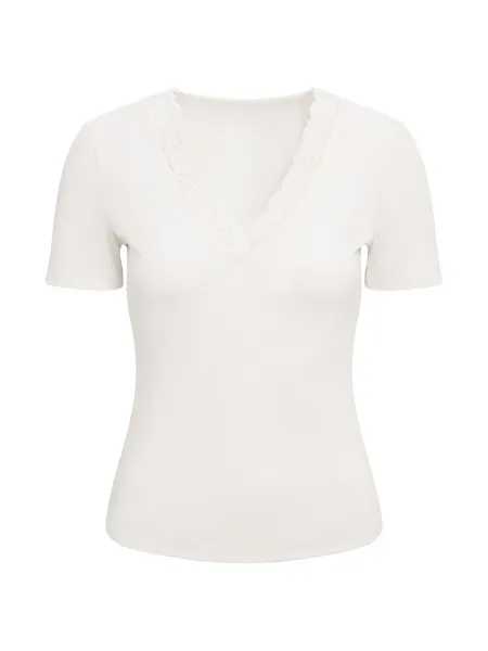 Forever New Sienna Lace Trim T-Shirt