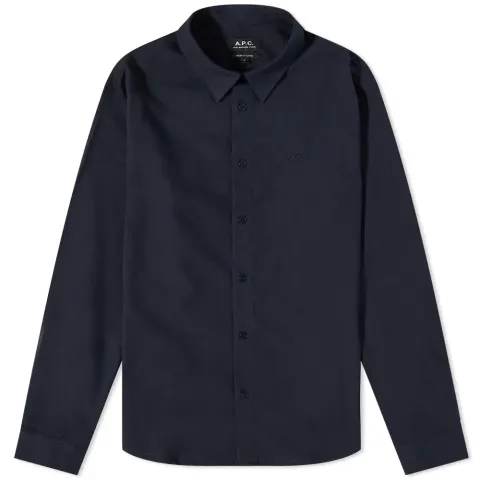 A.P.C. Vincent Logo Flannel Shirt