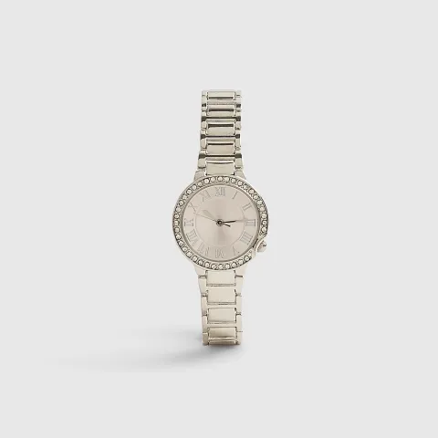 River Island Pink Face Bracelet Watch