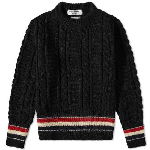 Mohair Mix Donegal Crew Knit