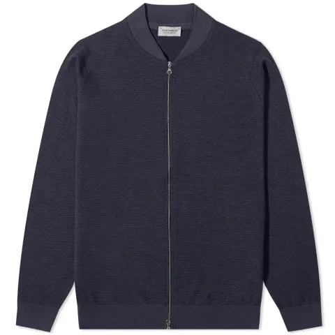 16 Singular Knitted Bomber Jacket