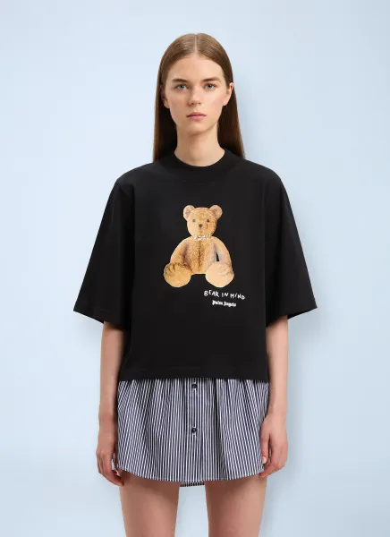 Cropped Bear In Mind T-shirt