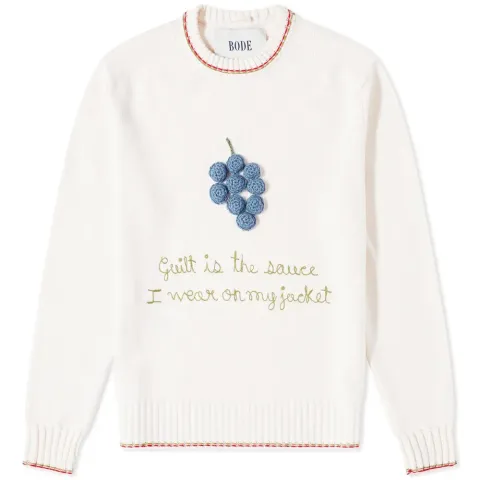 Crochet Grape Crew Knit