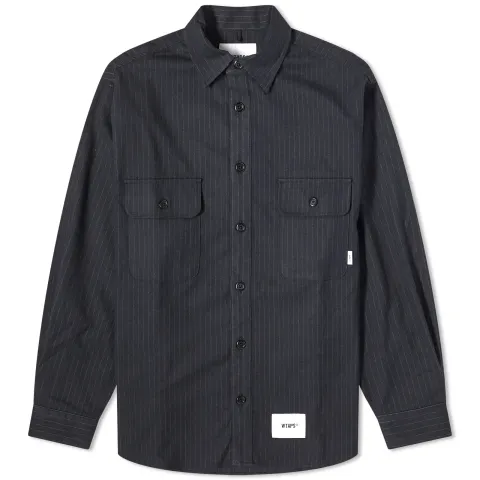 04 Pinstripe Shirt Jacket