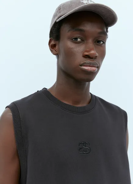 Logo Embroidery Fleece Vest